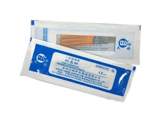 Ace acupunctura cu maner din cupru Tianxie (cod A05)