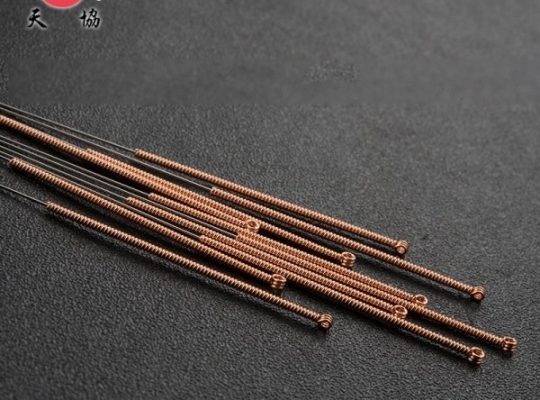 Ace acupunctura cu maner din cupru Tianxie (cod A05)