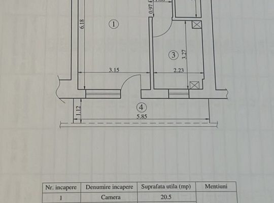 Apartament 1 camera CONEST VISION