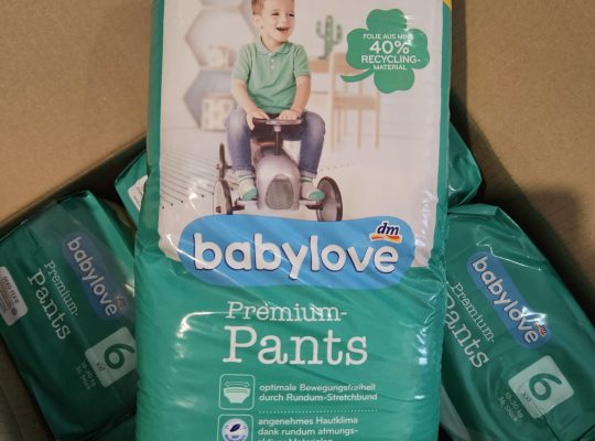 Vand pampers Babylove si Libero Up&Go