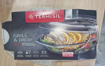 Vas de gatit termorezistent cu sistem “grill and drop