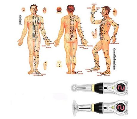 Electro-acupunctor cu 4 capete interschimbabile (cod E16-4)