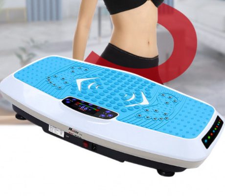 Placa fitness modelatoare cu vibratii cu muzica si telecomanda, 5 programe, 120 intensitati(Cod E13)