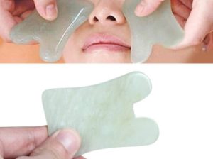 Piatra Gua Sha din jad forma dreptunghi (cod G06)