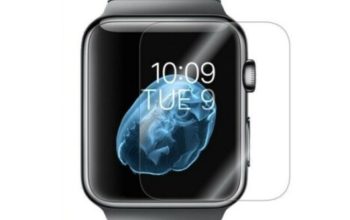 Folie de protectie iUni pentru Smartwatch Apple Watch 38mm Plastic Transparent